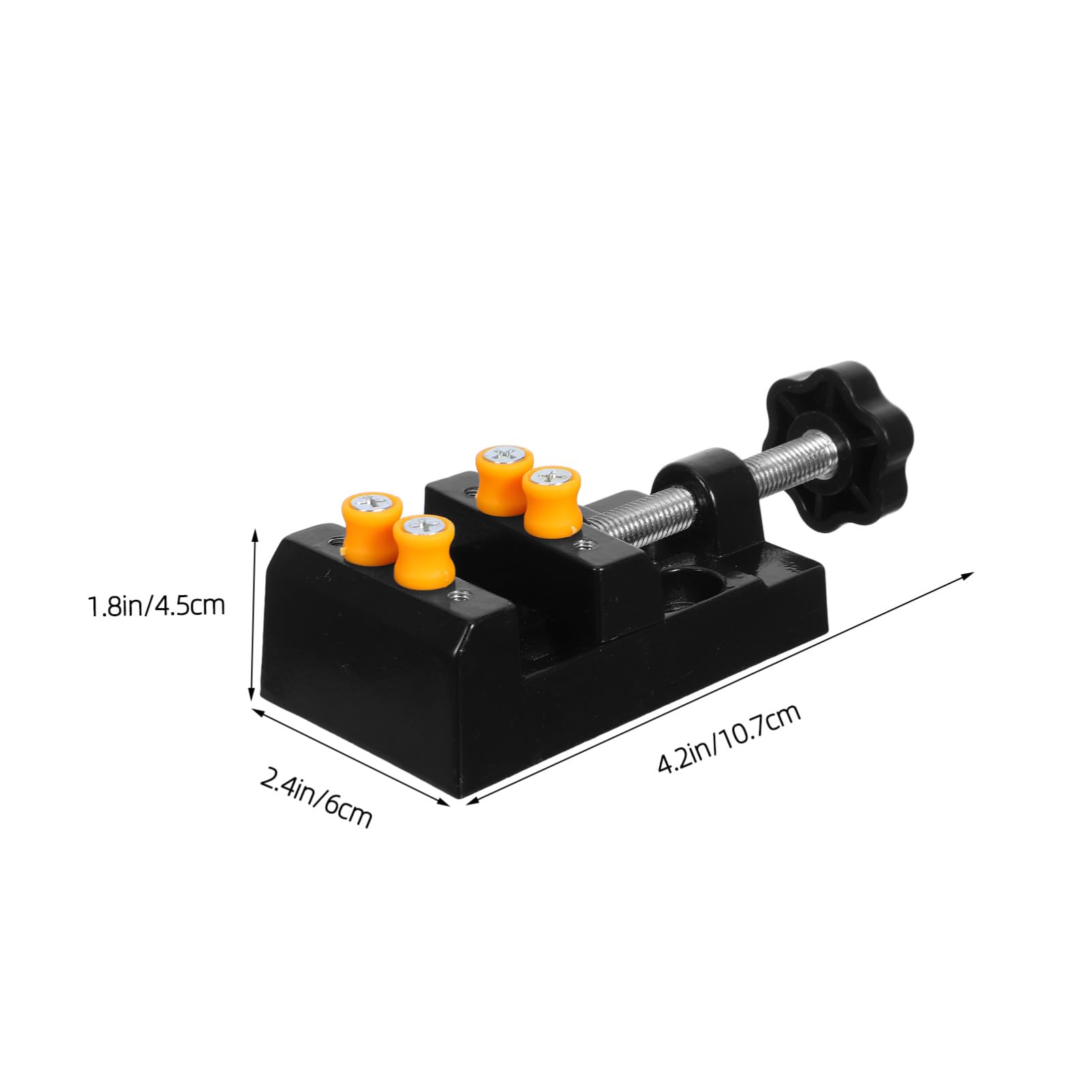 Ciieeo 3pezzi Mini Morsetto Da Banco Portatile Mini Morsa Da Tavolo Apertura Parallela Strumento Di Presa Stabile Per Riparazione Orologi Artigianato e Lavorazione