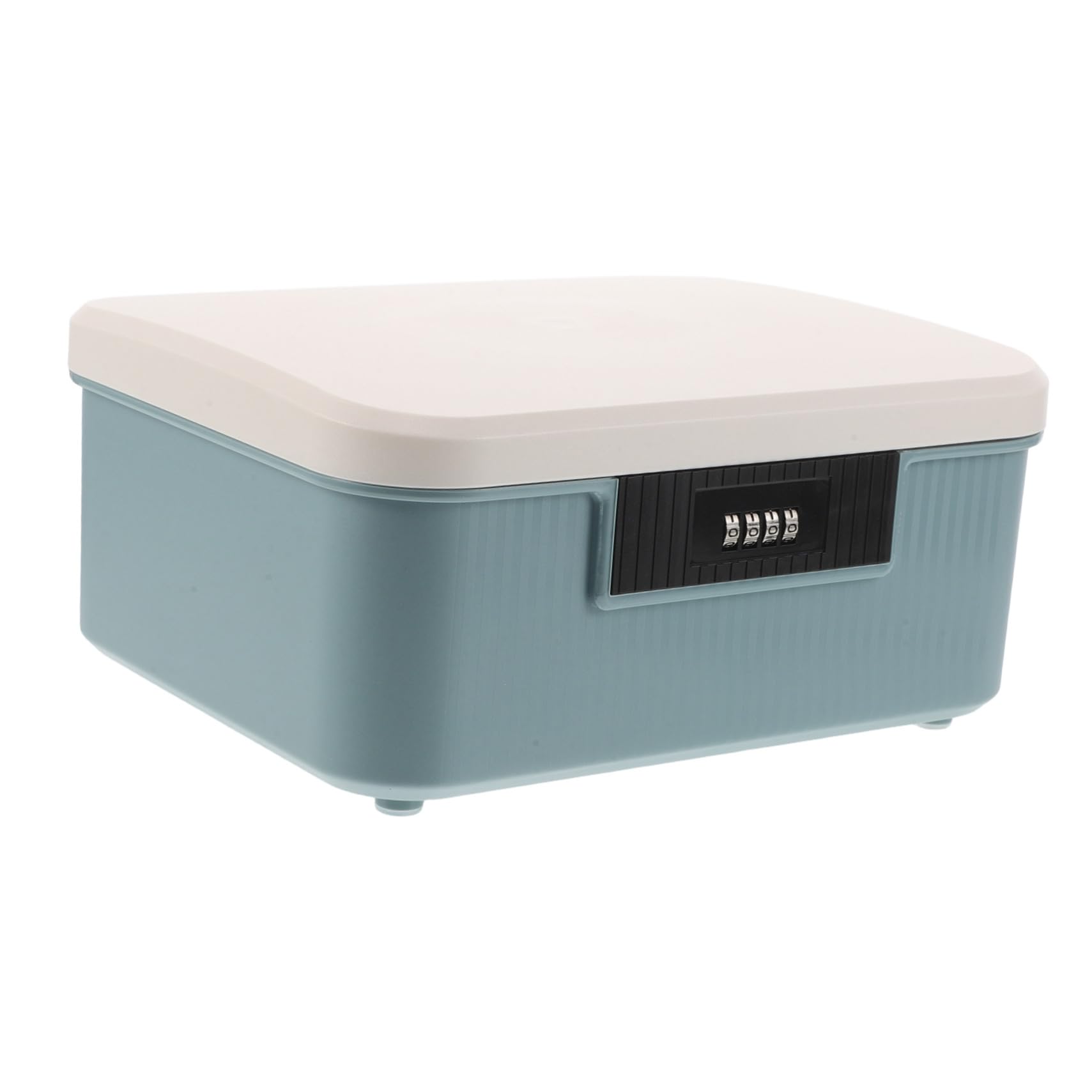 Boîte de Rangement Verrouillable Résistante et Portable pour Clés Bijoux Documents Privés Coffre-fort Sécurisé à Code Conteneur de Stockage