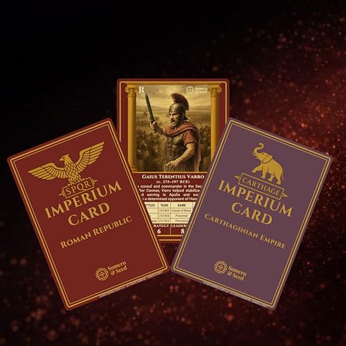 Image of Sumeru & Seed Imperium Cards - Historical Strategy Card Expansion - The Signet Ring Booster - The Second Punic War Rome vs Carthage - Sandbox Battle Add-On