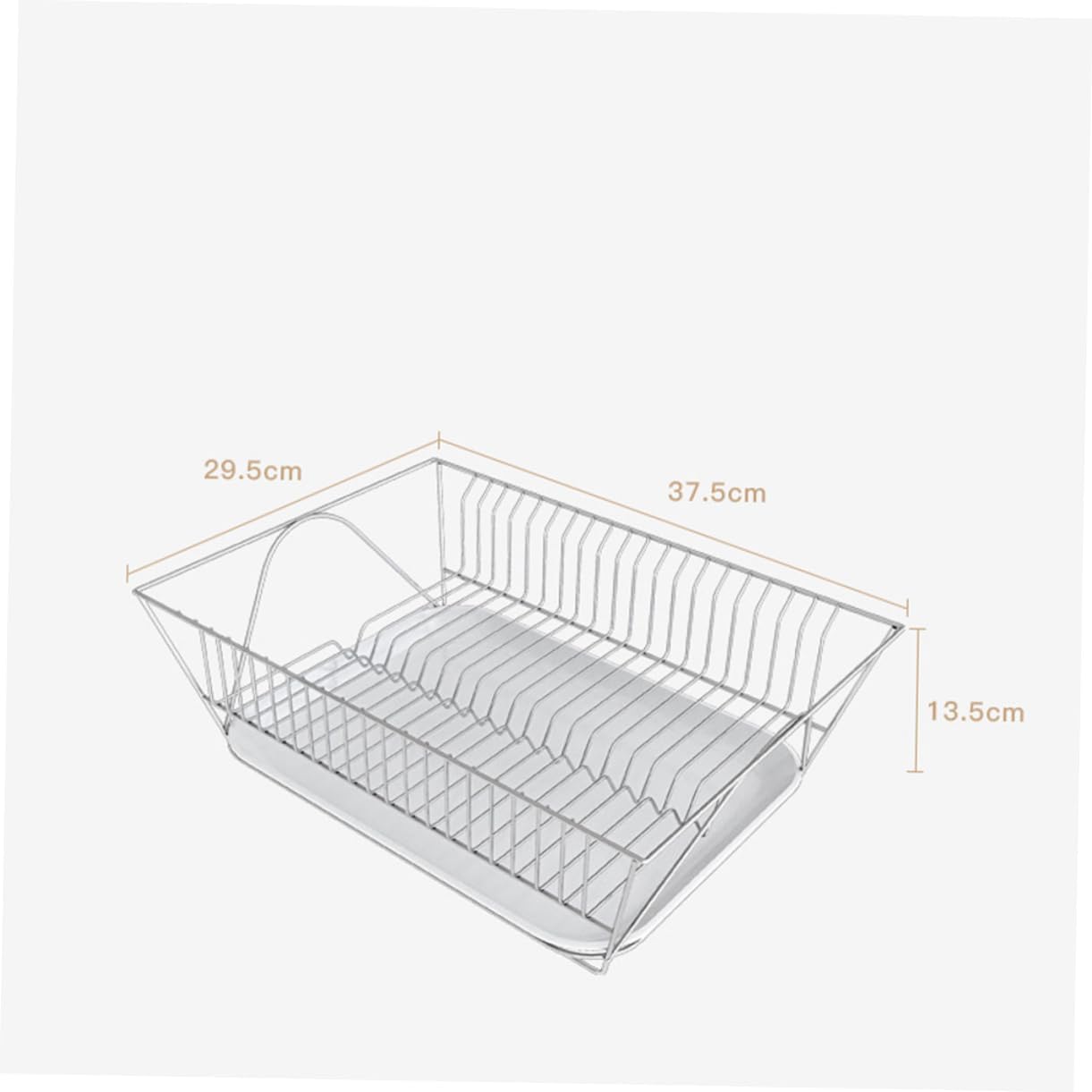 OUNONA Stainless Steel Draining Rack for Kitchen Storage Portable Dish Rack Organizer for Cups and Cutlery Lightweight Multi Functional Storage Holder Stylish and Safe Design for Easy Use
