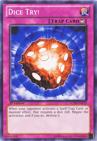 YU-GI-OH! - Dice Try! (LCJW-EN272) - Legendary Collection 4: Joey's World - 1st Edition