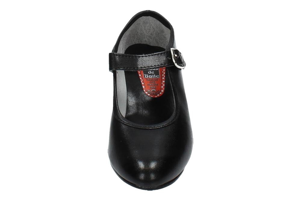 MADE IN SPAIN 15 Zapato DE SEVILLANAS NIÑA Zapatos TACÓN Negro