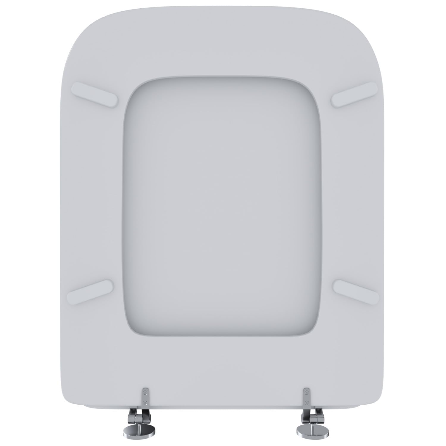 BM 4110 Copriwater Sedile Tavoletta WC Universale Coperchio Toilet Seat Bagno In Legno MDF Nero