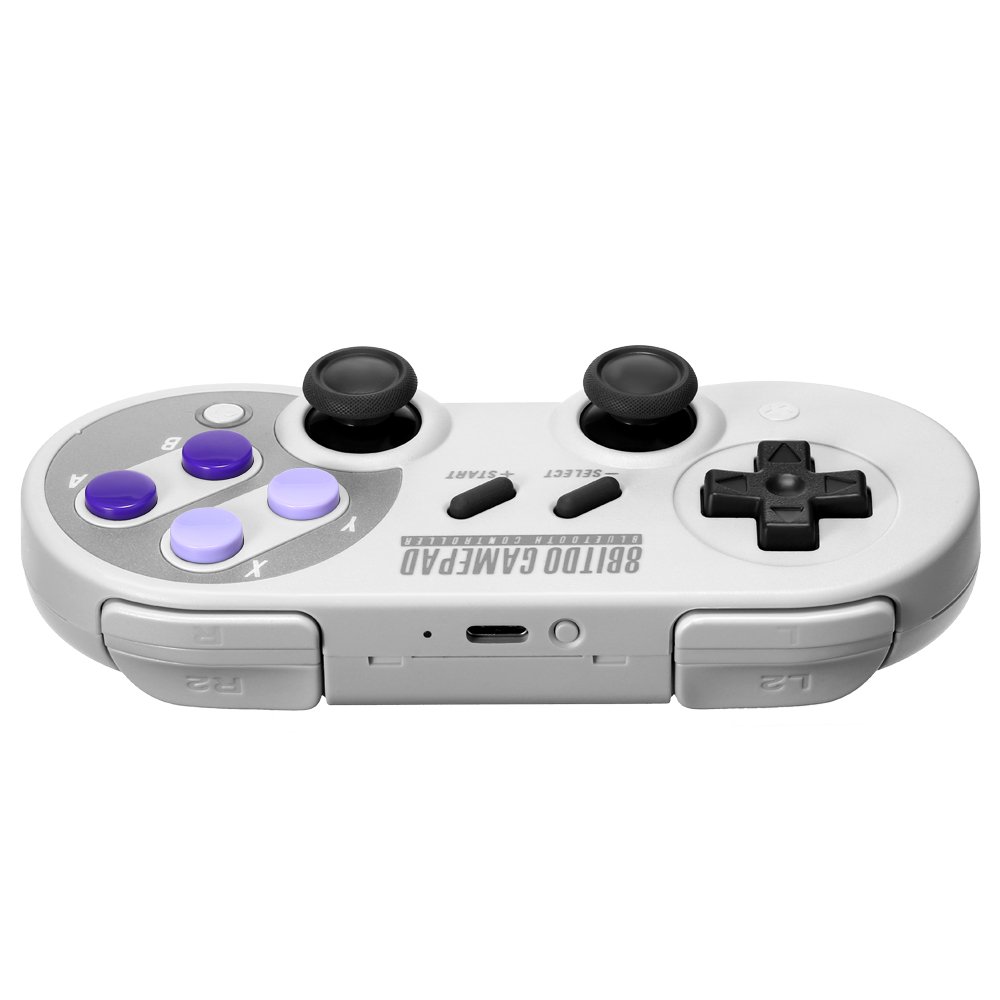 8Bitdo SN30 Pro,Wireless Bluetooth Controller with Classic Joystick Gamepad for PC,Android,Windows,macOS,Steam - Nintendo Switch (SN30 Pro)