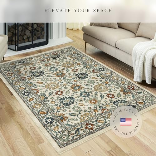 Tapete decorativo Maples Rugs Benton 213x145 cm beige multi miniatura 2