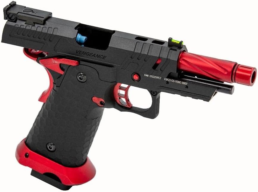 Vorsk Airsoft Pistol CS Compact Vengeance 3.8 Hi Capa - Red Match