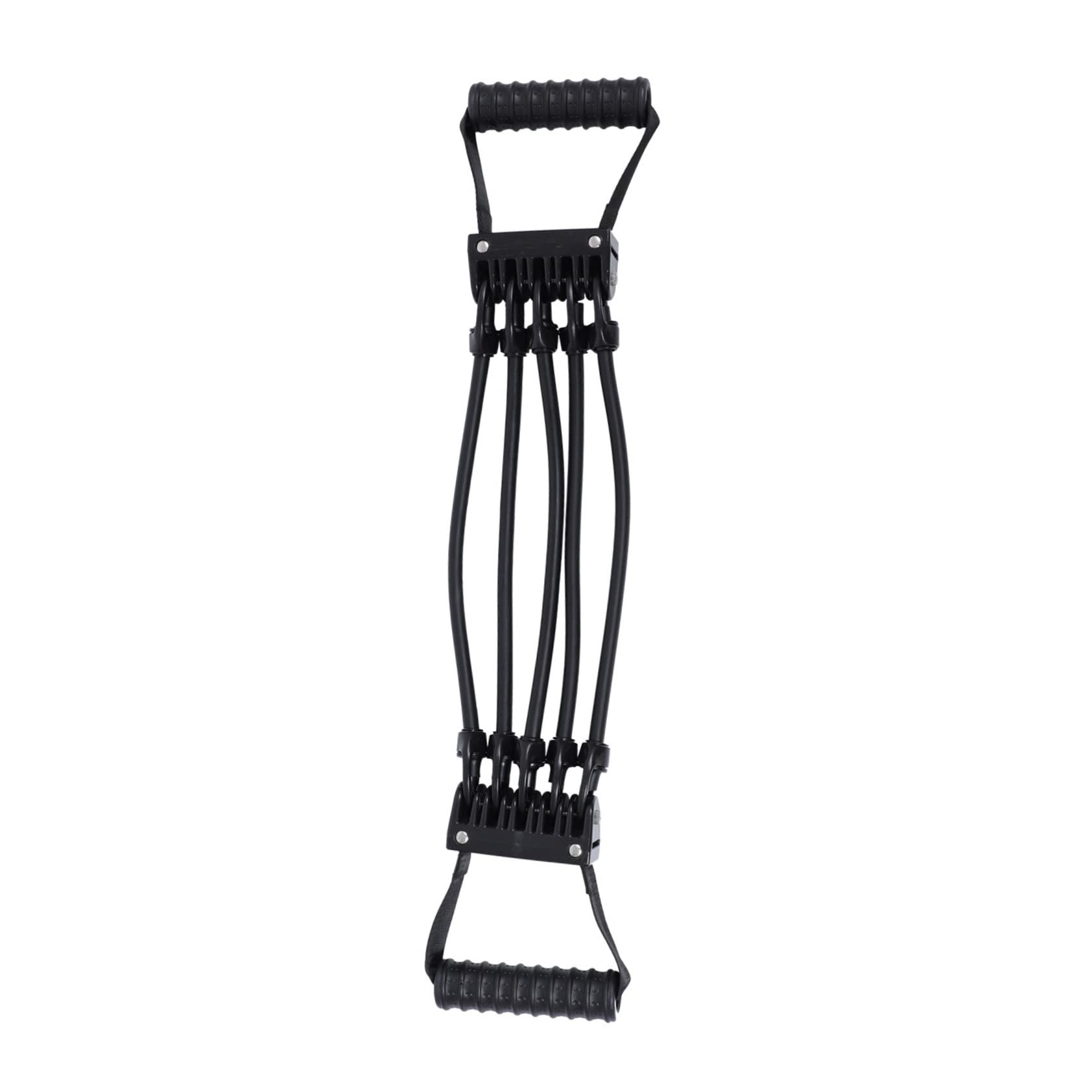 SUPVOX Estrattore attrezzatura palestra gym set attrezzo fitness casa espansore del torace kit palestra Accessori barra del mento fascia di resistenza fascia elastica plastica Black