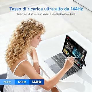 ALLDOCUBE Ultra Pad 13 pollici Tablet con tastiera e stilo, display 2880x1840 144Hz, Tablet gaming Android 15 Snapdragon 7+ Gen3, 24GB RAM+256GB ROM, 8 altoparlanti, WiFi 6/BT 5.4/NFE, 15000mAh PD 33W