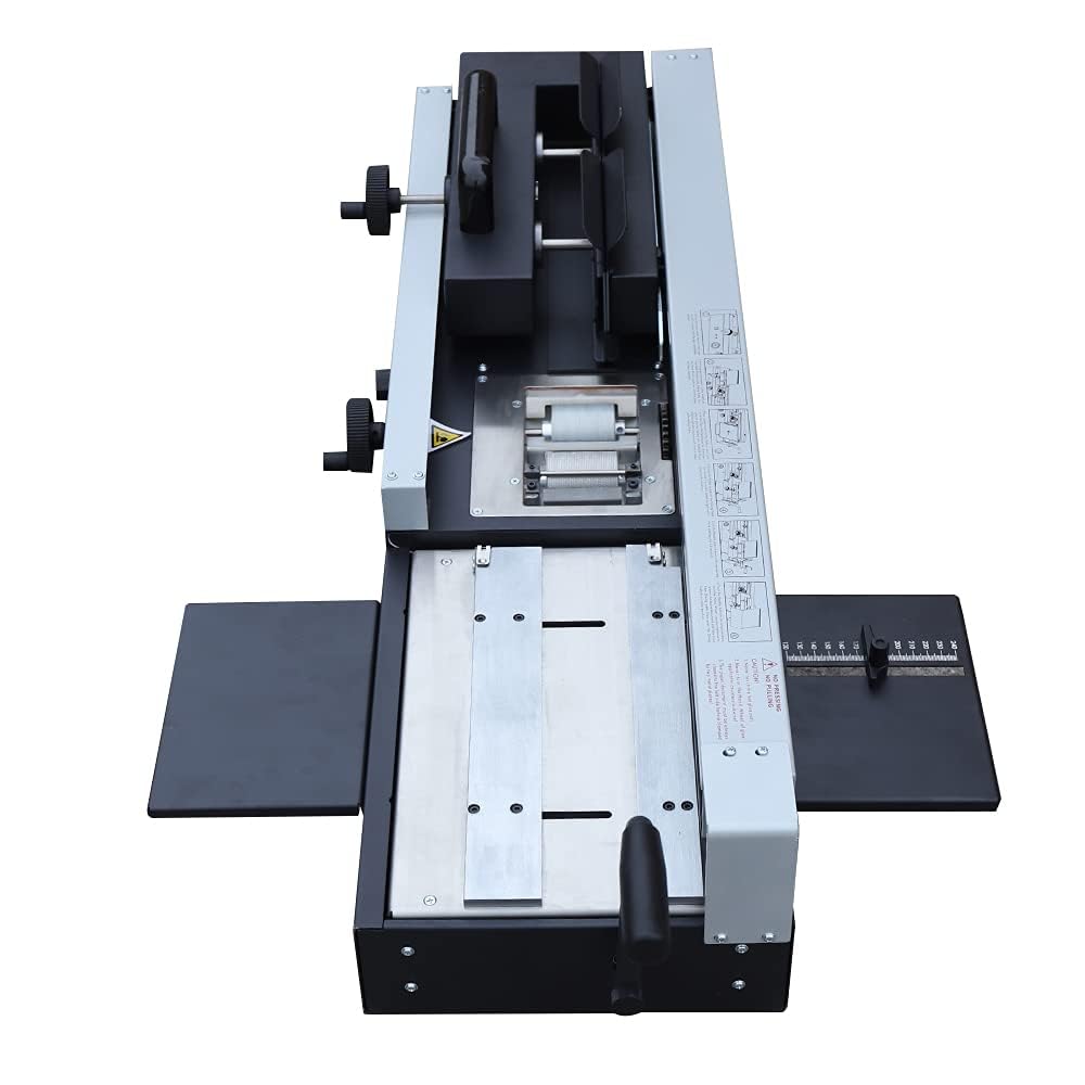 Encuadernadora de sobremesa A4 con Cola termofusible: 1200 W, Capacidad de encuadernación de 4 cm, 220 V, inalámbrica, Ideal para encuadernación Profesional de Documentos y Libros.