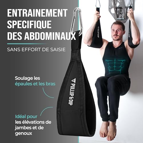 Sangles abdominaux PULLUP & DIP pour barre de traction et musculation - 2