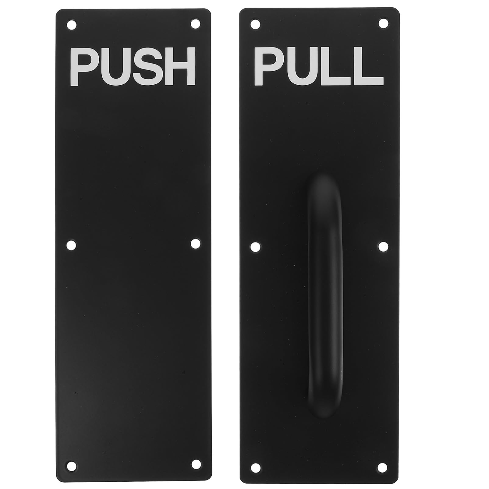 Poignée porte push-pull COLLBATH en acier inoxydable robuste lot de 2