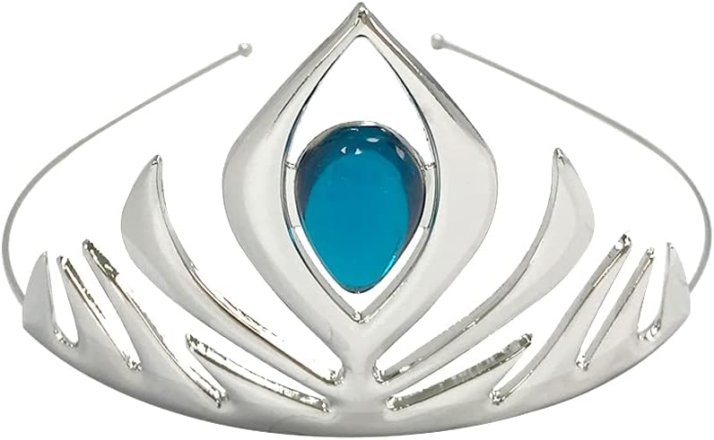 Kuzhi Princess Queen Elsa Coronation Crown (Silver)