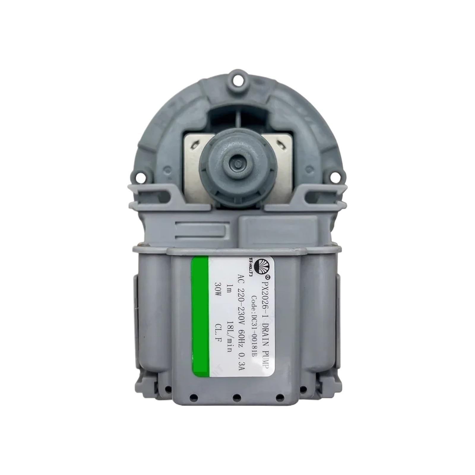 Washing Machine Drain Pump Motor, Compatible for Samsung，PX2026-1 220-230V 60Hz 30W 18L/min DC31-00181B Washer Drainage Parts