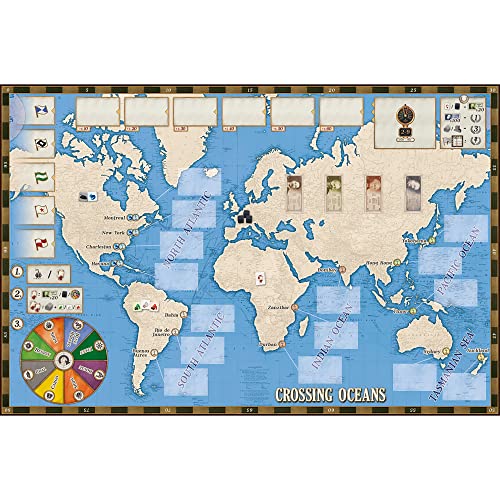 Crossing Oceans juego de mesa de estrategia económica miniatura 5