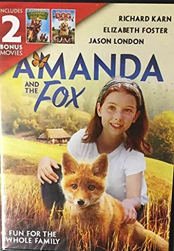 Three family films on DVD Amanda and the Fox - Tommy and the Cool Mule - Dog Gone