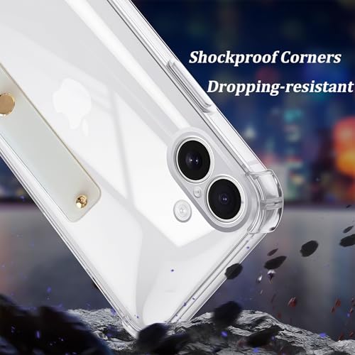 Coque iPhone 17 6,3 pouces 2025 rose protection antichoc avec béquille intégrée