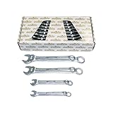 Conforme norme DIN 3113 A, Matériau : Acier CV, surface : chromée – Profil : 12 pans