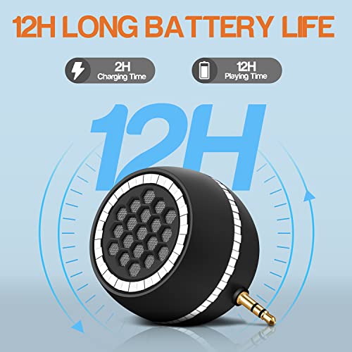 Miniatura 5 de Fiyapoo Mini Altavoz Bluetooth Portátil Altavoz Inalámbrico Bluetooth Altavoz Altavoz Estéreo Con 3w De Volumen Estéreo, Pequeño, Portátil, Adecuado Para Smartphone Tablet Ordenador