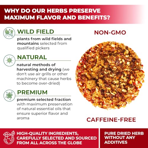 Image of 100 Bags Rosehips Tea Dried Rose Hips Crushed (Roza Cinamomea) - 100 Count 1.5 g Tea Bags Rosehip Berries