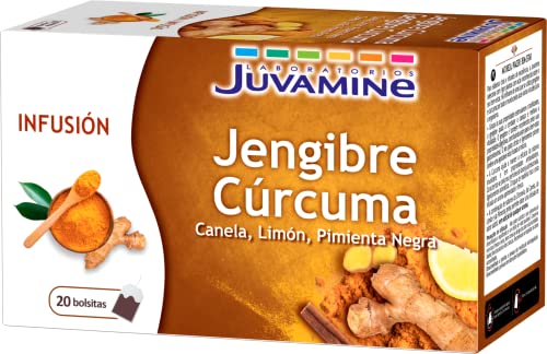 Juvamine - Infusión Jengibre Cúrcuma - 20 Bolsitas Cover