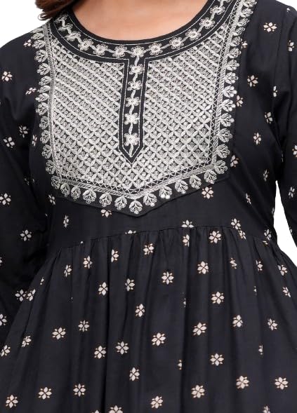 Image of SORIYA Elegant Women & Girls Rayon Embouridard Nayra Cut Kurta pant With Dupatta set