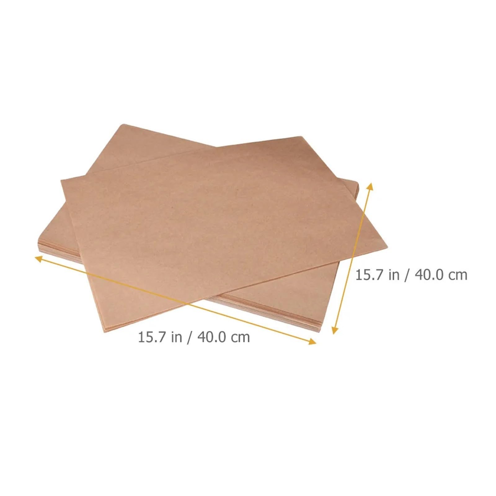 Hojas de papel pergamino a prueba grasa, 100 unidades revestimientos for hornear compatibles con horno, freidora aire apta for microondas y refrigerador
