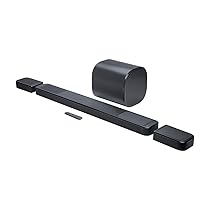 JBL Bar 1300 MK2, Soundbar Bluetooth a 11.1.4 Canali per TV con Altoparlanti Rimovibili, Subwoofer da 8”, Audio Surround Dolby Atmos e DTS:X, HDMI eARC, Wi-Fi, PureVoice 2.0 e MultiBeam 3.0, Nera
