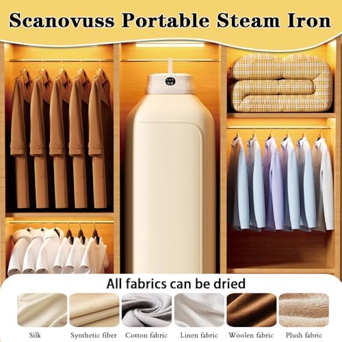 Portable Clothes Dryer & Ironing Machine, Timer Function, Travel-Friendly, Ideal for Apartments, RVs & Dorms - Includes Steam Iron & Dry Bag