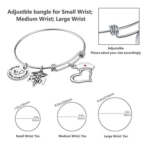 Nurse Gifts for Women - RN Nurse Bracelet, Nursing Graduation Gifts, Nurse Practitioner Gifts, Christmas Gifts for Nurse3