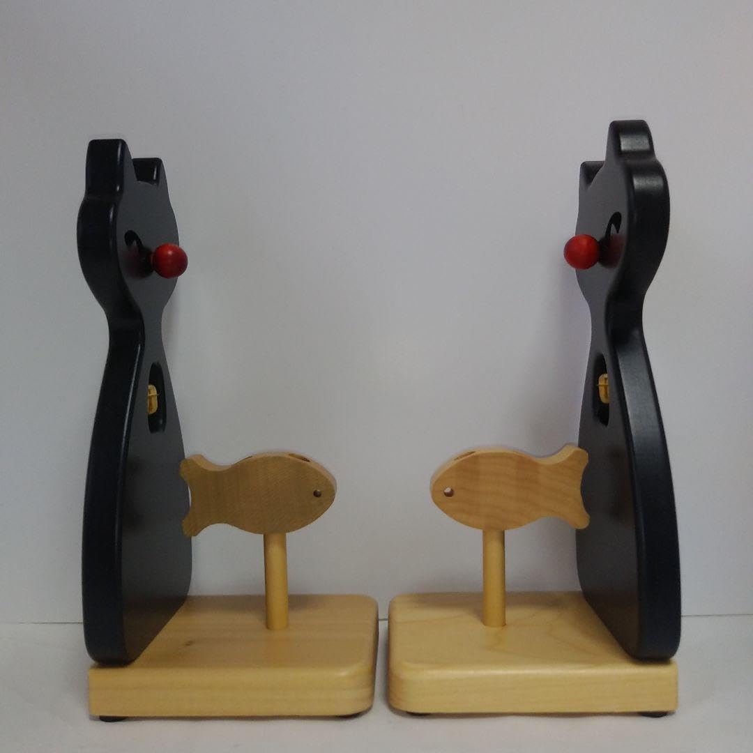 四国工芸 森のサーカス 黒猫 木製 ラック 棚 四国工芸 森のサーカス 黒