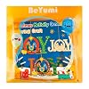 BeYumi Christmas Joy Wooden Crafts - 20Pcs DIY Wooden Joy to THE World Ornaments Craft Kit for Kids Make Your Own Nativity Decor Christian Religious Xmas Craft with Gem Sticker Church Party Supplies #5