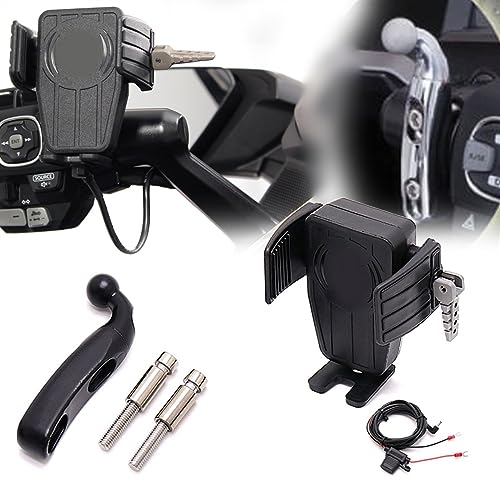 Support de téléphone moto Davidson Cross Bones charge sans fil pour vos road trips