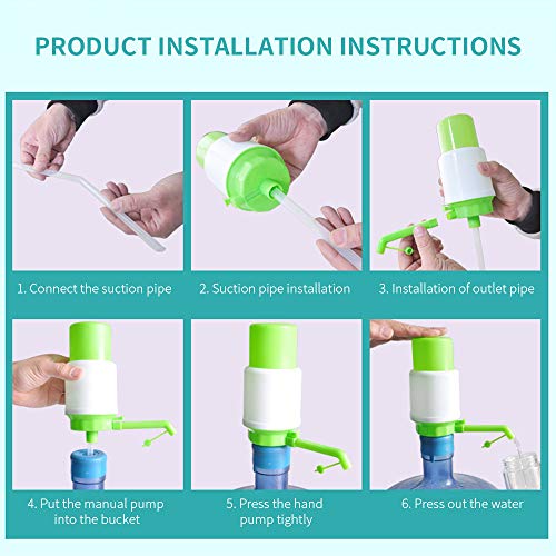 Bomba de água do distribuidor da bomba de mão de Goodjobb conveniente para a escola home