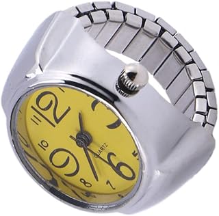 USHOBE Regalos Navideños para Hombres Watch Ring Ring Watch Chronograph Ring Watch Elastic Finger Ring Watch Numerals Finger Ring Watches for Valentines Day Graduation New Year Mens Digital Watch