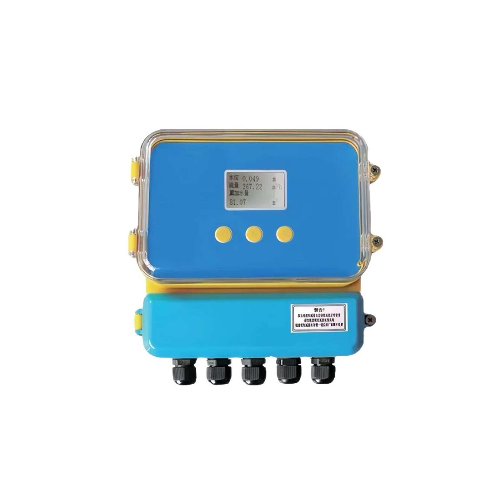 JVDDI Ultrasonic Flow Meter, Non-Contact Multi-Channel Rate Tester For Liquid Detection