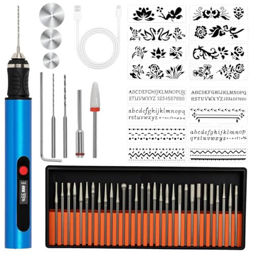 Elektrischer Gravierstift mit 35 Bits,Upgraded Electric Engraving...