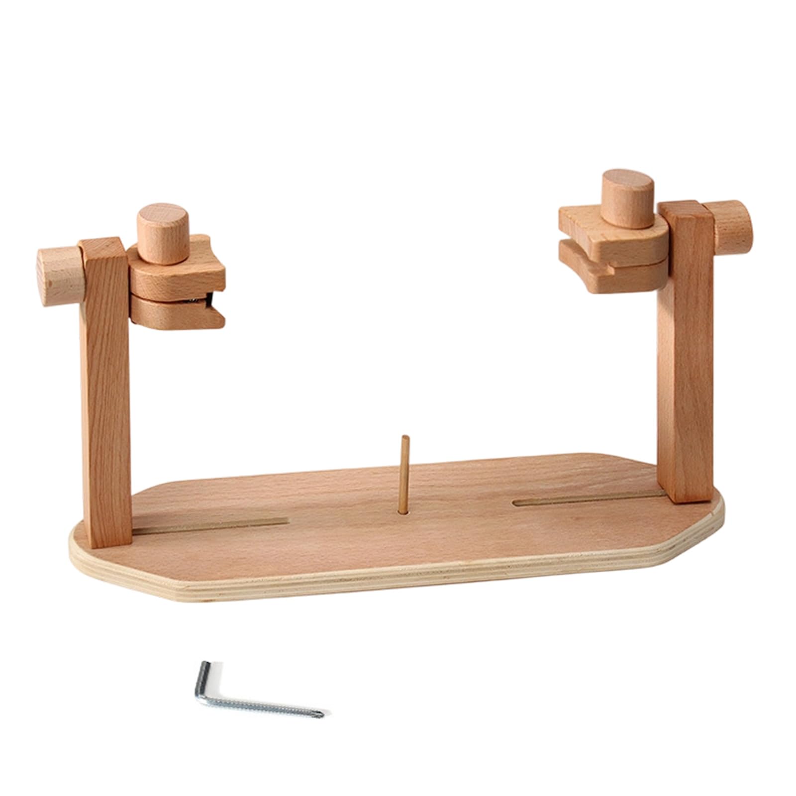 Wooden Embroidery Stand with Adjustable for Crosses Stitching and Needlework on Table or Sofa Wooden Embroidery Stand