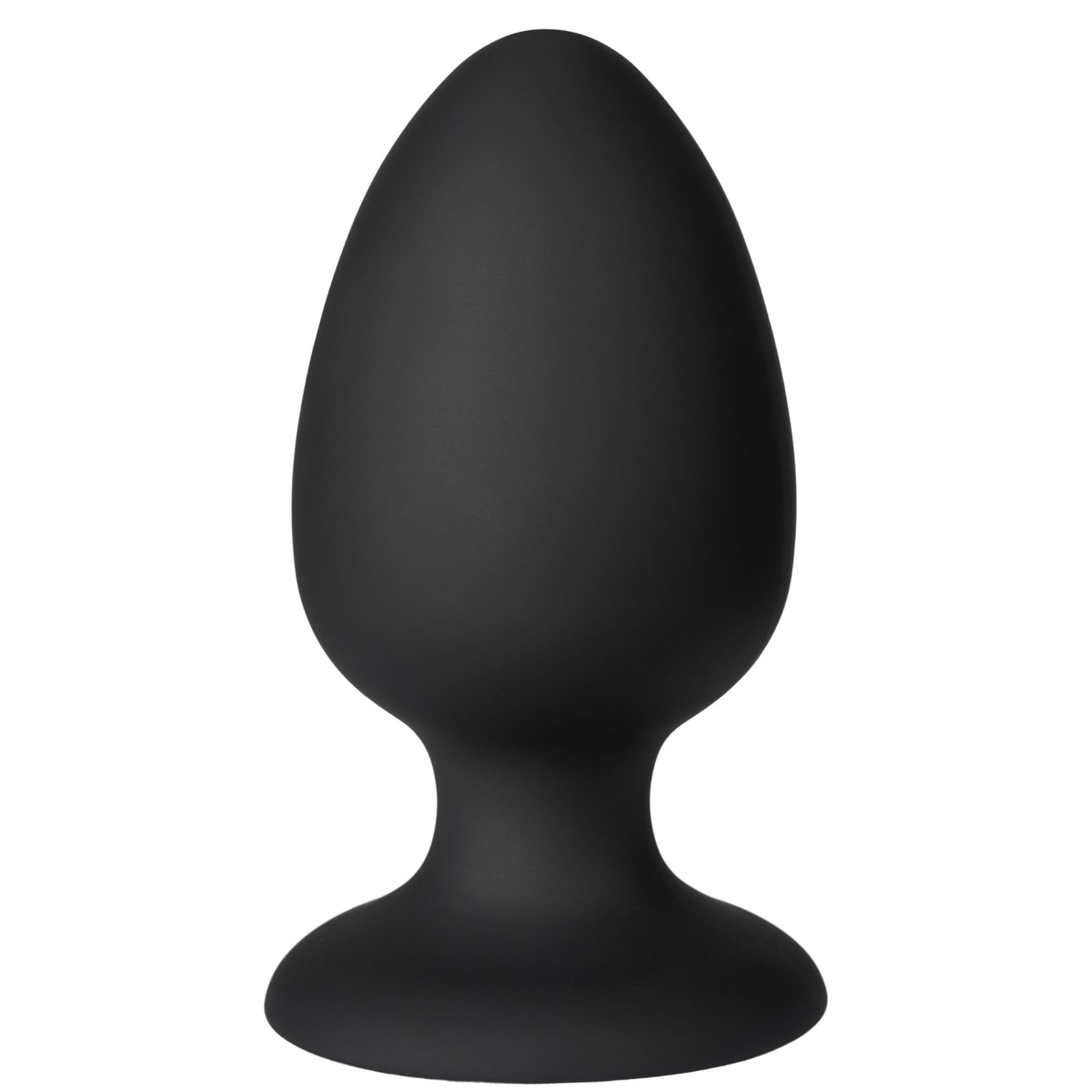 Sinful obaie Thick Jiggle - Plug anale grande in silicone, plug anale XL anale Trainer – plug in silicone per donne uomini e coppie – plug anale dilatatore grande – nero – diametro: 6 cm