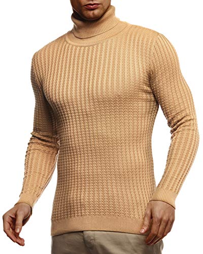 Pull en tricot chaud Leif Nelson LN2115 pour vos sorties d'hiver