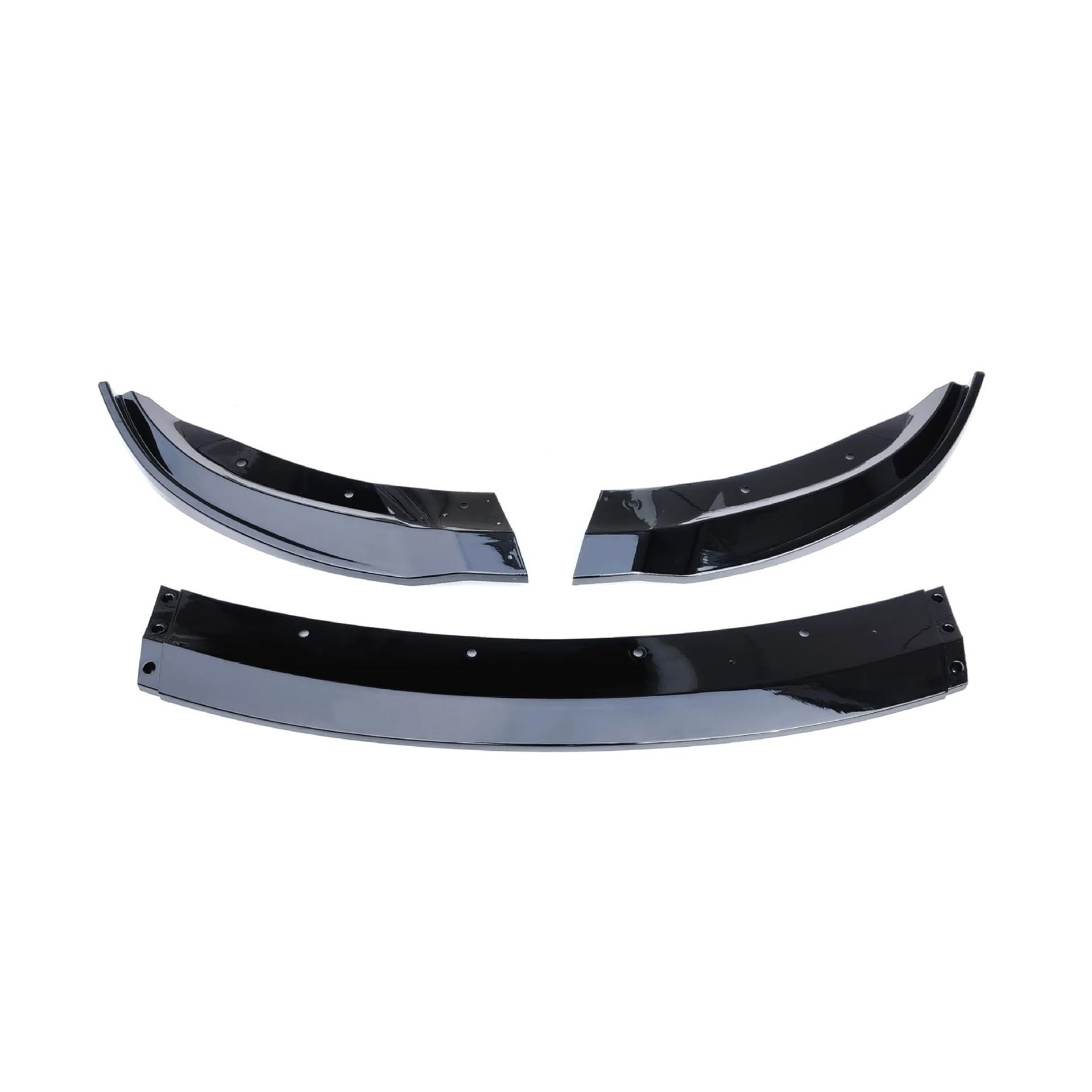 car front bumper spoiler For Tesla For Model 3 2019-2025 Front Bumper Spoiler Lip Lower BodyKit Diffuser Splitter(Glossy black)