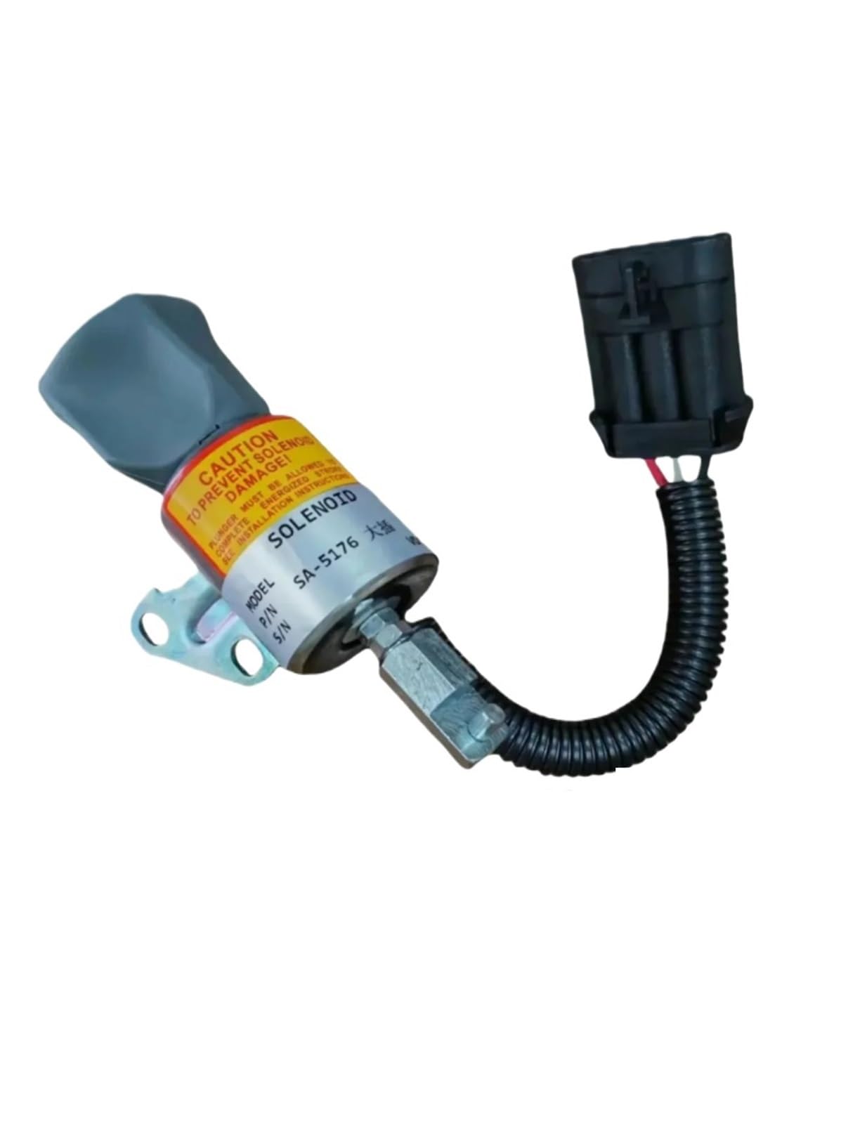 Solénoïde robuste 7000782 arrêt carburant 12V à haute résistance thermique