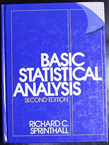 Buy Basic Statistical Analysis Book Online at Low Prices in India ...