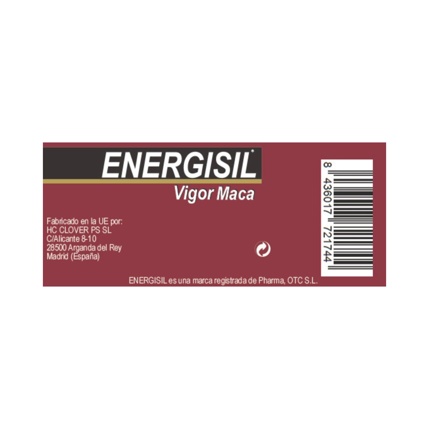Energisil Vigor Maca 30 Cápsulas - Pack de 3 Unidades - Contribuye a Estimular el Deseo Sexual y a Mantener los Niveles de Testosterona - con Maca, Ginseng, Canela, L- Arginina, Zinc y Vitaminas