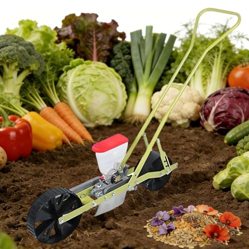 Garden Seeder Planter máquina sembradora manual para jardín miniatura 1