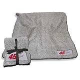 Logo Brands NASCAR Tyler Reddick Frosty Fleece Blanket – 50" x 60" | #45 Car Design | Car Color Trim | Fleece Material