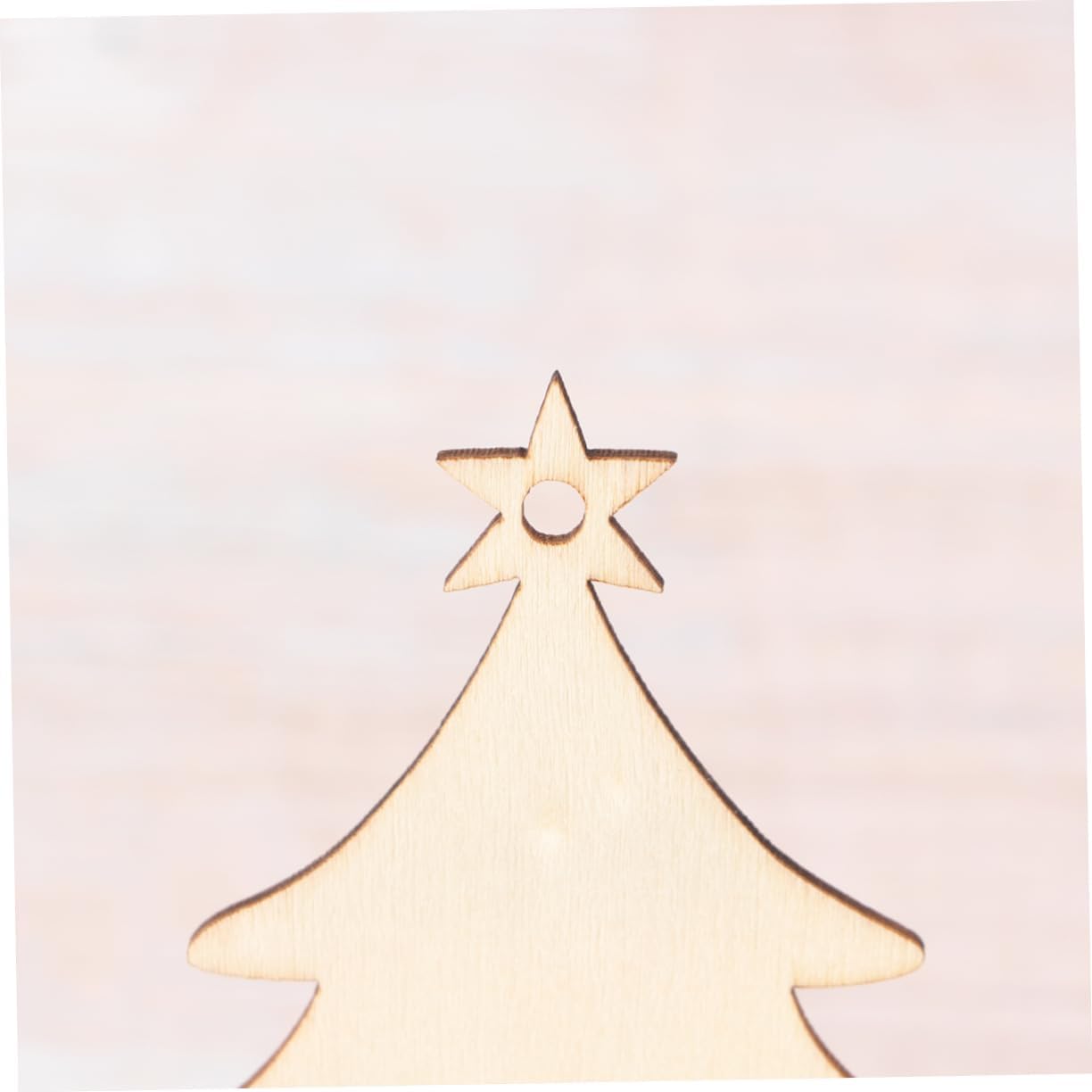 10pcs Christmas Wooden Christmas Tree Sign Xmas Hanging Decorations