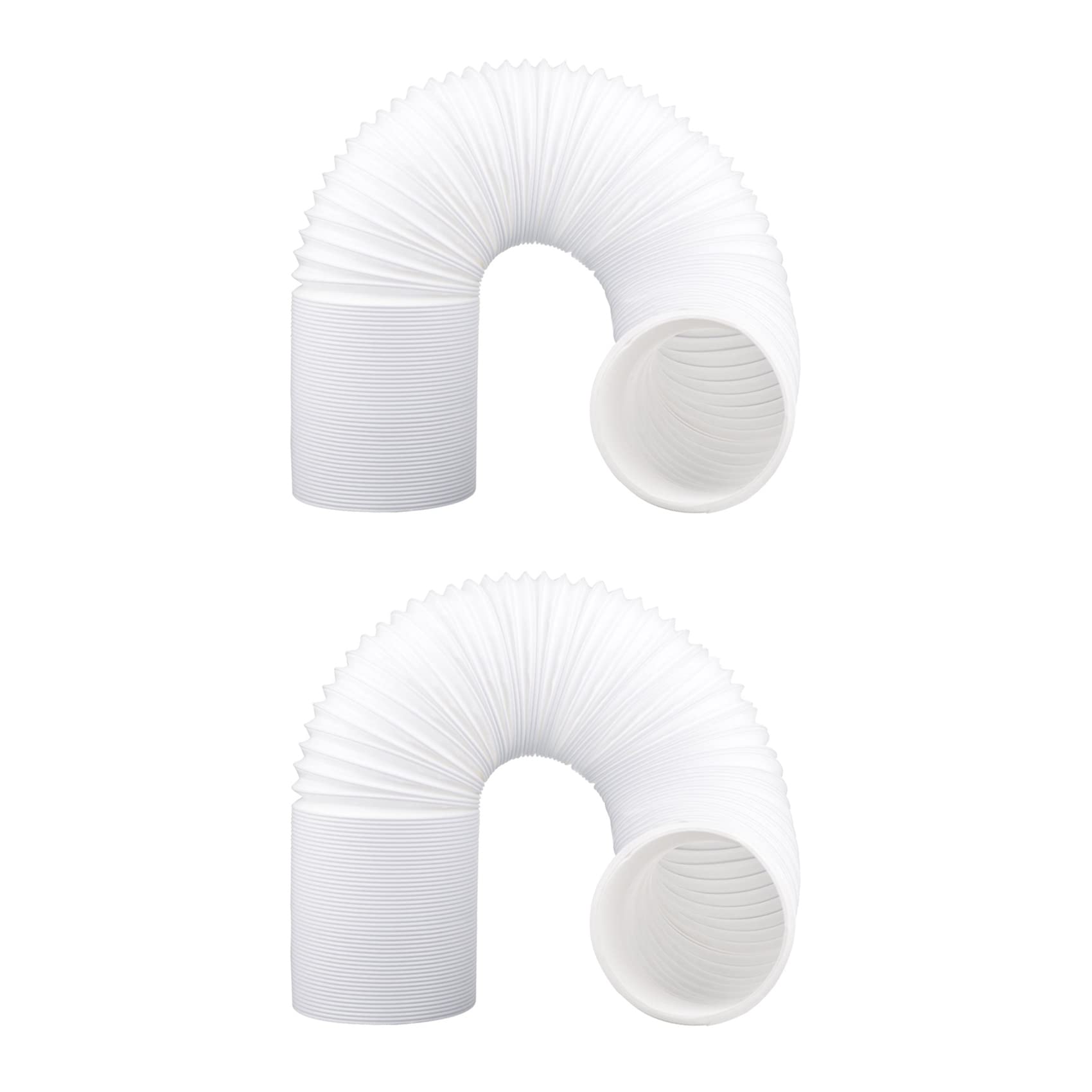 Hndhbfgrt White 2Pcs 15Cm Diameter Flexible Air Conditioner Exhaust Pipe Duct Vent Outlet Pipe Air Conditioner Outlet Conditioner