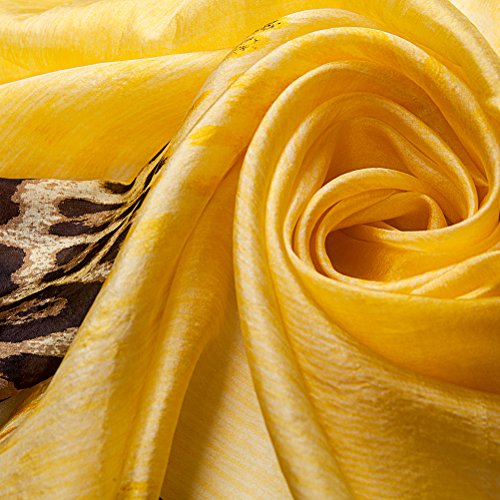 Pure Silk Scarf Functional Women Long Lightweight Scarf Head Wrap Scarf Wonderful Gifts3