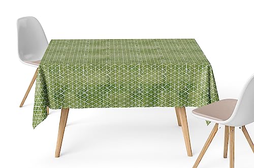 Martina Home Cervia Resin Coated Tablecloth 180 x 140 cm Green, 70.9 x 55.1 inch (Rectangular) - Image 2