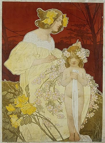 Affiche Toile Impression Privet Livemont Idée Décoration Murale pour Salon Elégant 60x90 cm